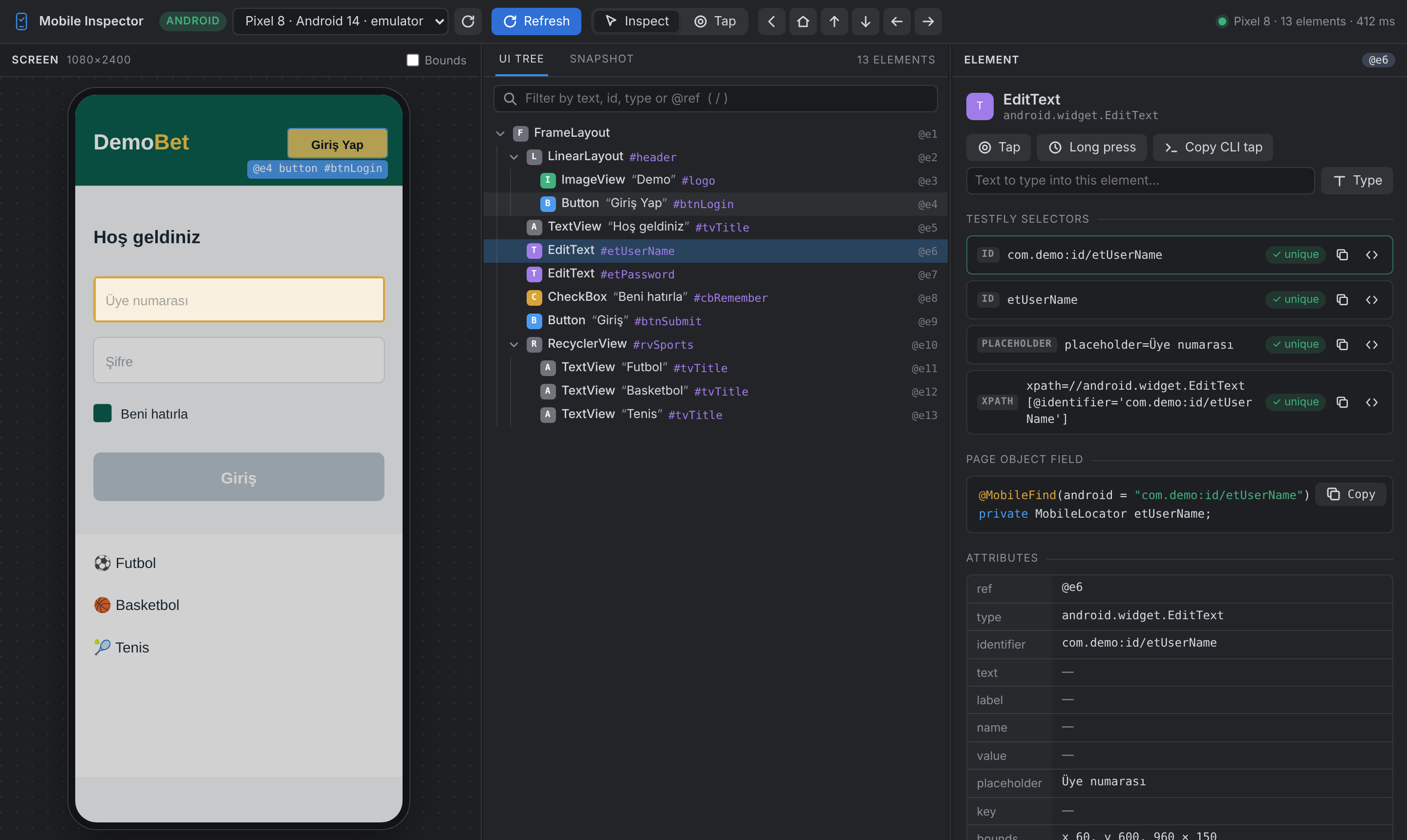 Mobile Inspector